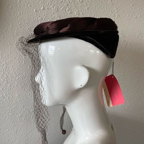 NWT Vintage 50/60’s Kerry Brooke Hat and Veil - Picture 3 of 8